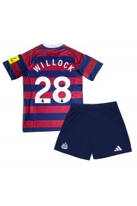 Fotbalové Dres Newcastle United Joe Willock #28 Dětské Venkovní Oblečení 2024-25 Krátký Rukáv (+ trenýrky)